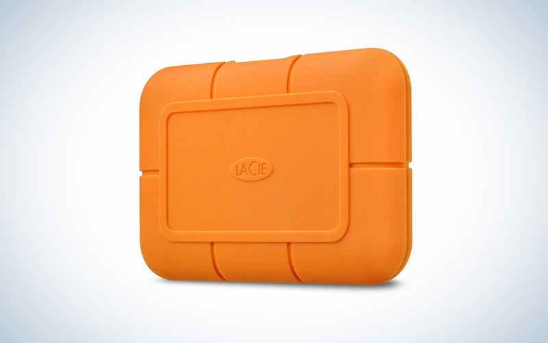 Orange LaCie Rugged SSD 1TB Solid State Drive