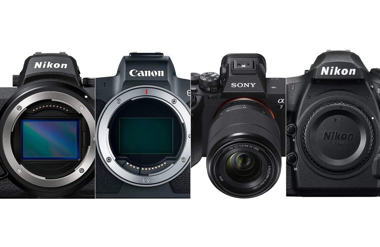The best cameras for real estate photography composited