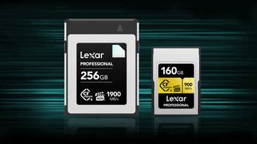 Lexar’s new Diamond-series Type-B CFexpress cards are the world’s fastest