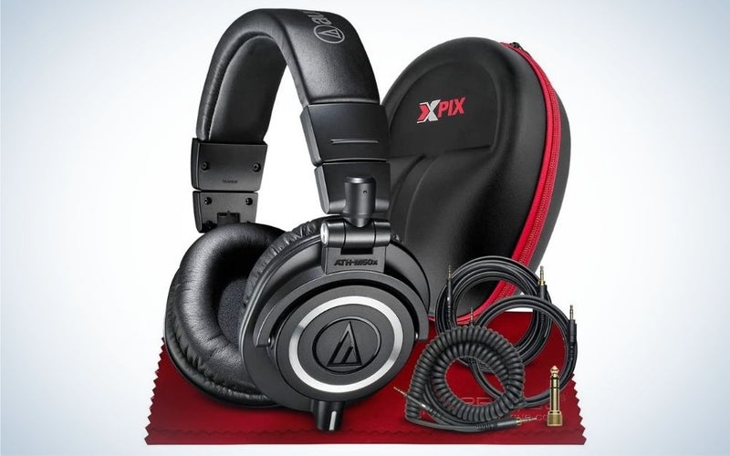 Audio-Technica ATH-M50X are the best overall headphones for video editing.