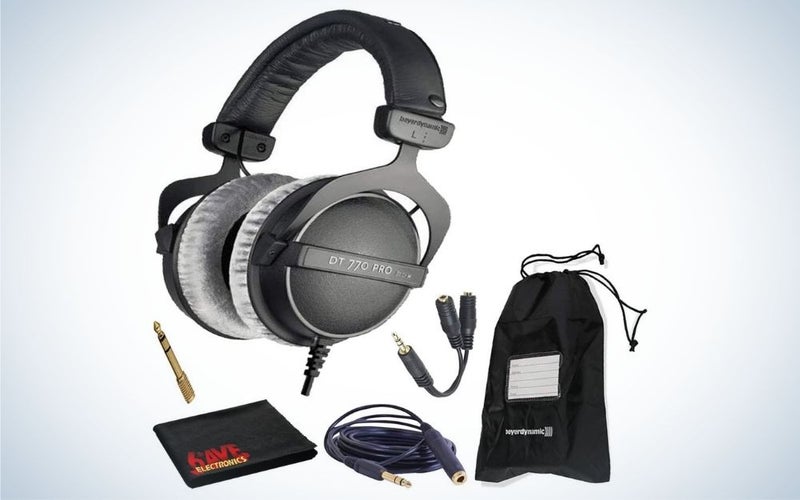 Beyerdynamic DT 770 PRO are most comfortable headphones for video editing.