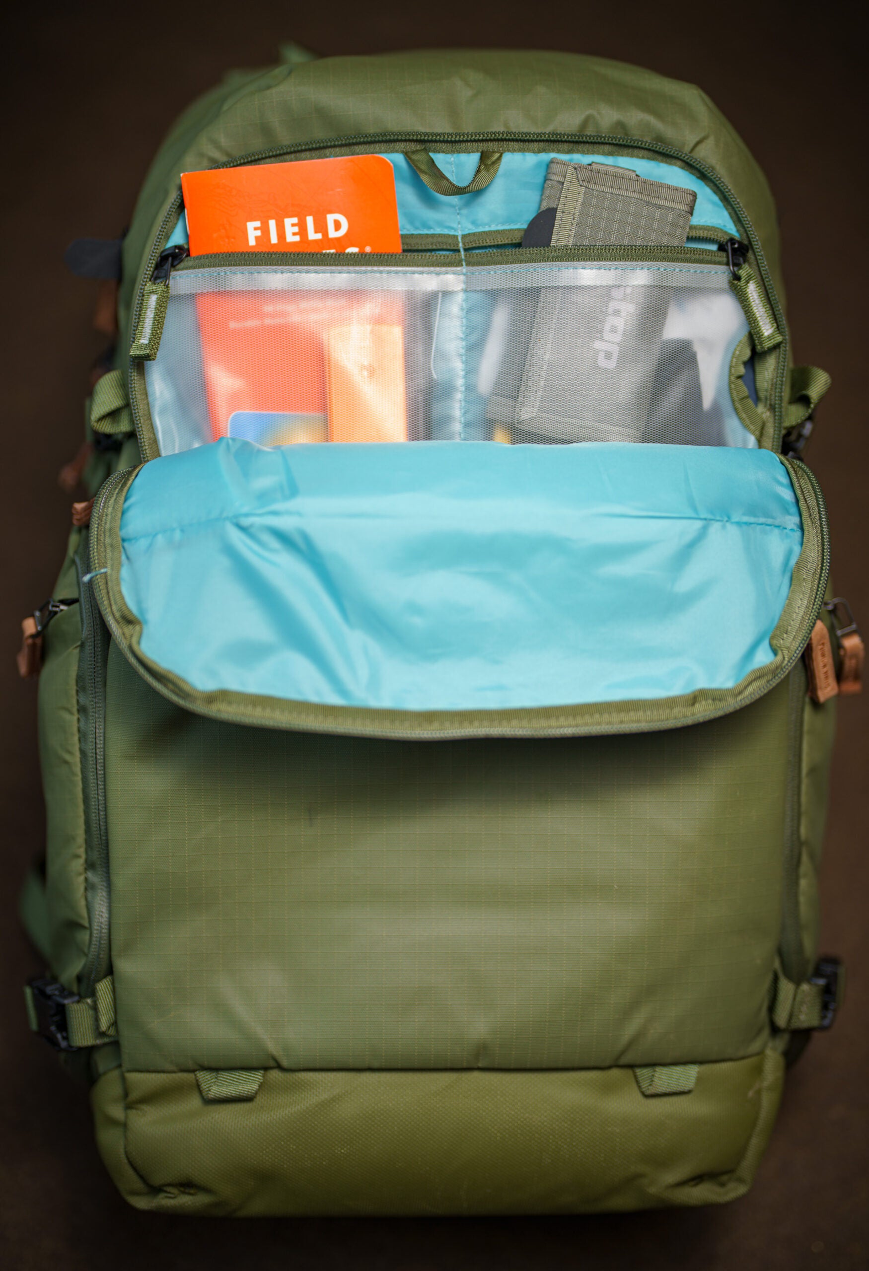 The front pocket on the new Shimoda Design Explore V2 backpacks.