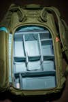 Interior space on the new Shimoda Design Explore V2 backpacks.