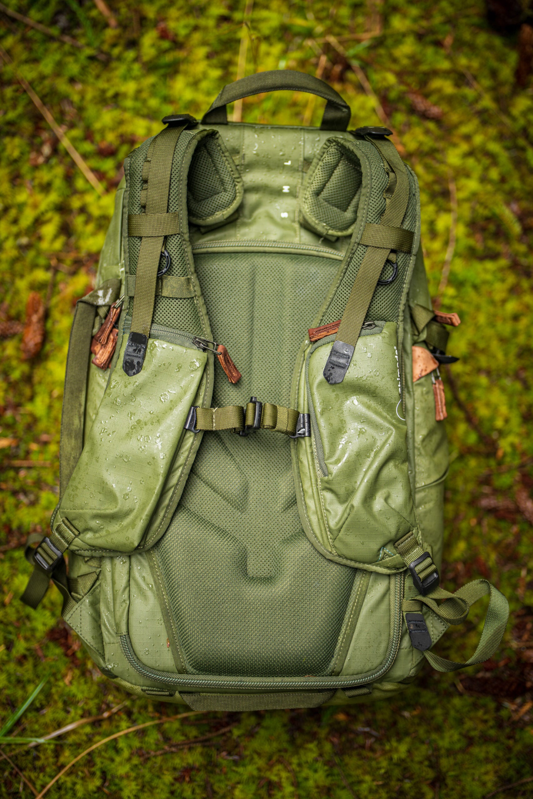 The straps on the new Shimoda Design Explore V2 backpacks.