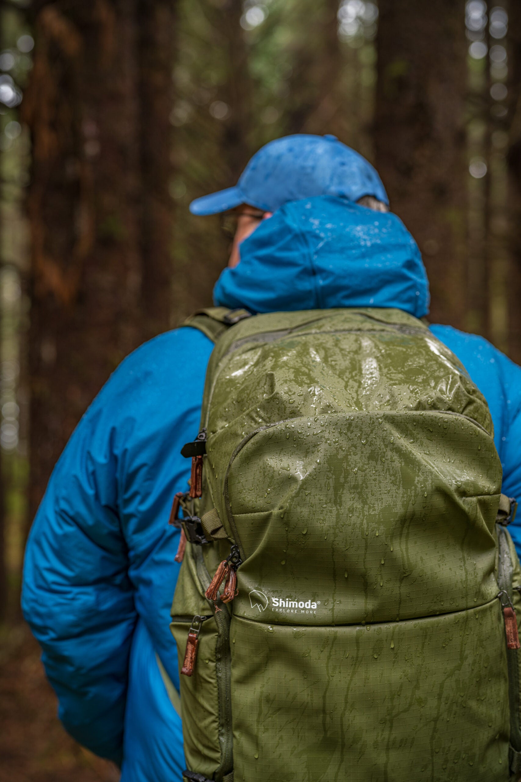 Waterproofing on the new Shimoda Design Explore V2 backpacks.