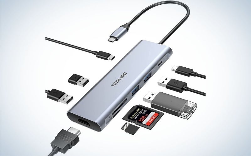 Yeolibo 9-in-1 USB C Hub Multiport Adapter is the best for the budget.