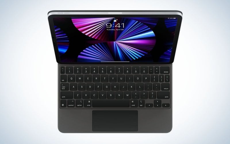 Apple Magic Keyboard for iPad is the best iPad air case for laptop replacement.