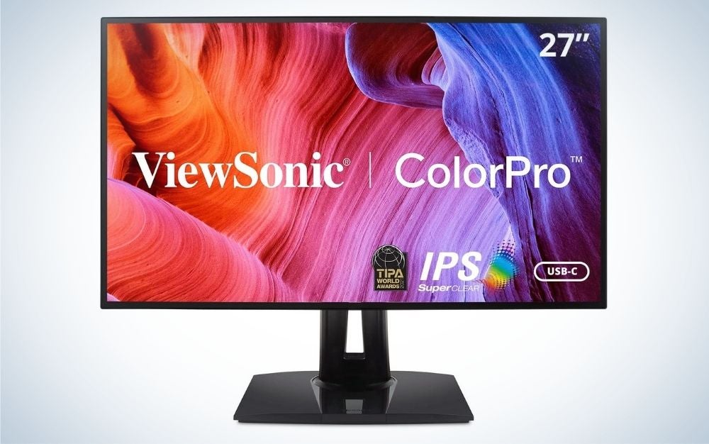 ViewSonic VP2768a ColorPro 27 Inch is the best vertical monitor for productivity.