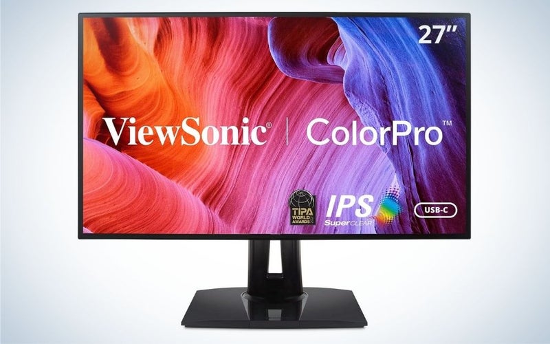 ViewSonic VP2768a ColorPro 27 Inch is the best vertical monitor for productivity.