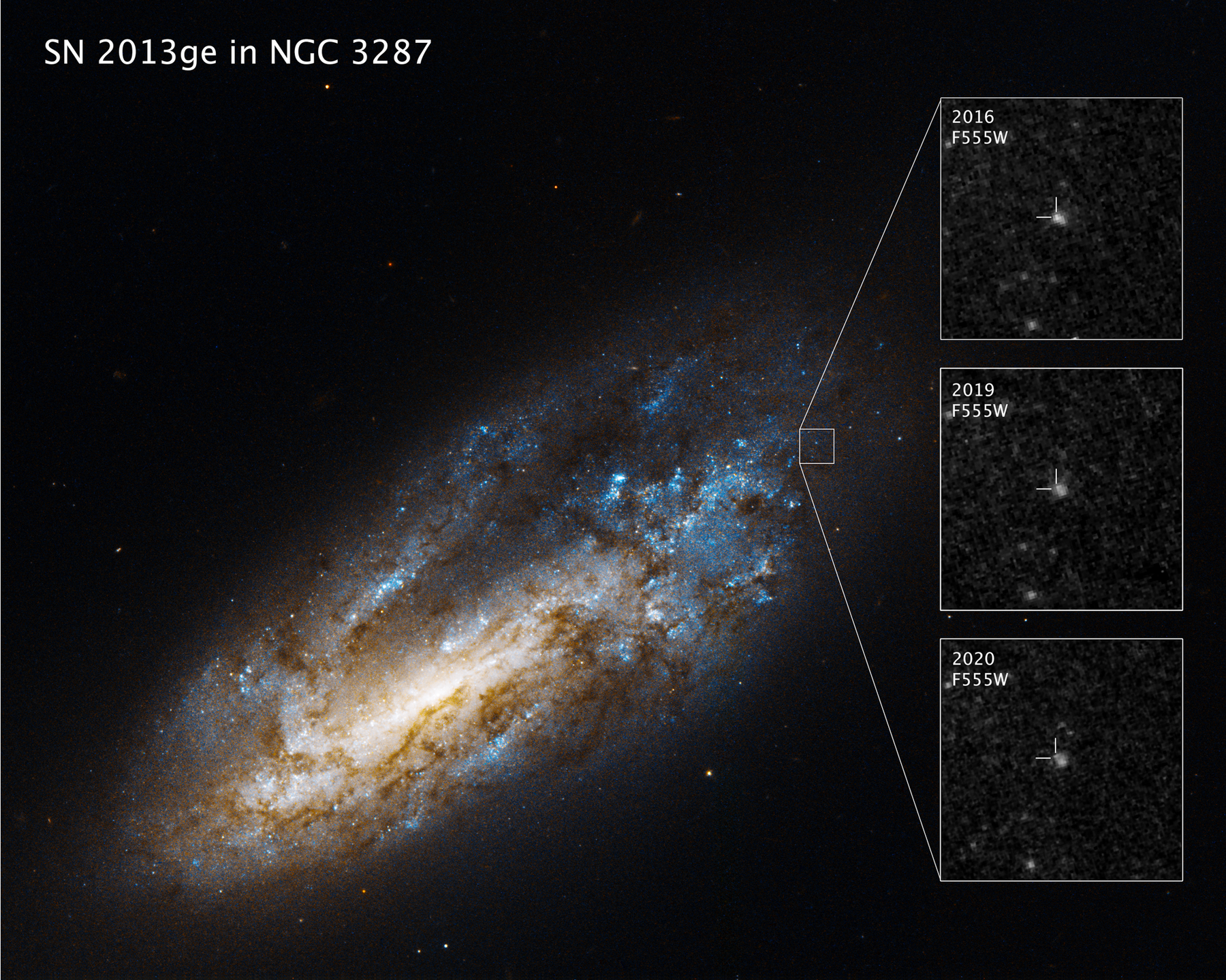 imagem do hubble supernova 