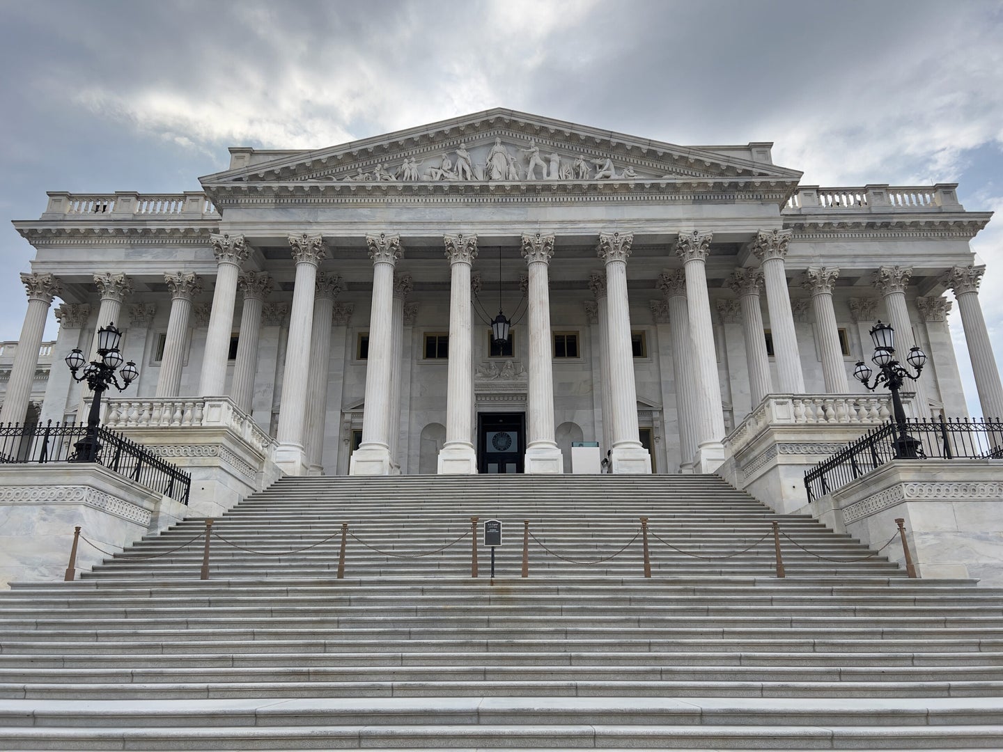 The US Capitol building.