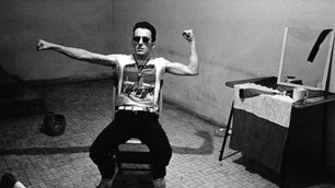 Joe Strummer backstage, The Clash, Milan, 1981.