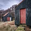 Fishing huts II, Arcasaid Bheag, Ardnamurchan, Highland, Scotland.