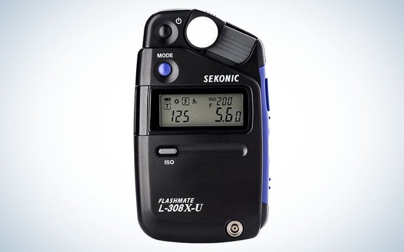Sekonic L-308X-U Flashmate Light Meter is the best for the budget.