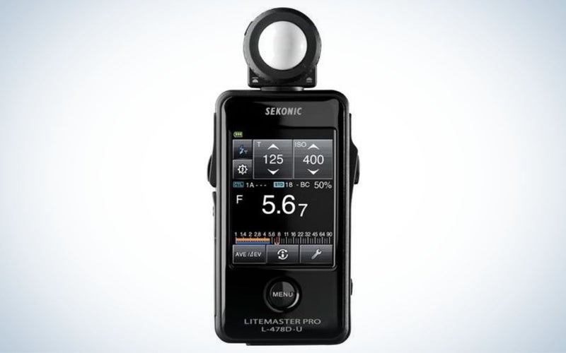 Sekonic LiteMaster Pro L-478D-U is the best light meter for portraits.