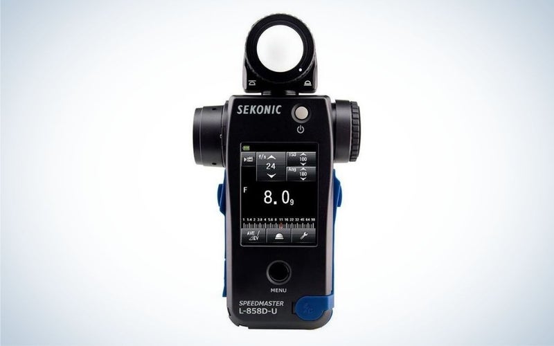 Sekonic Speedmaster L-858D-U is the best light meter overall.