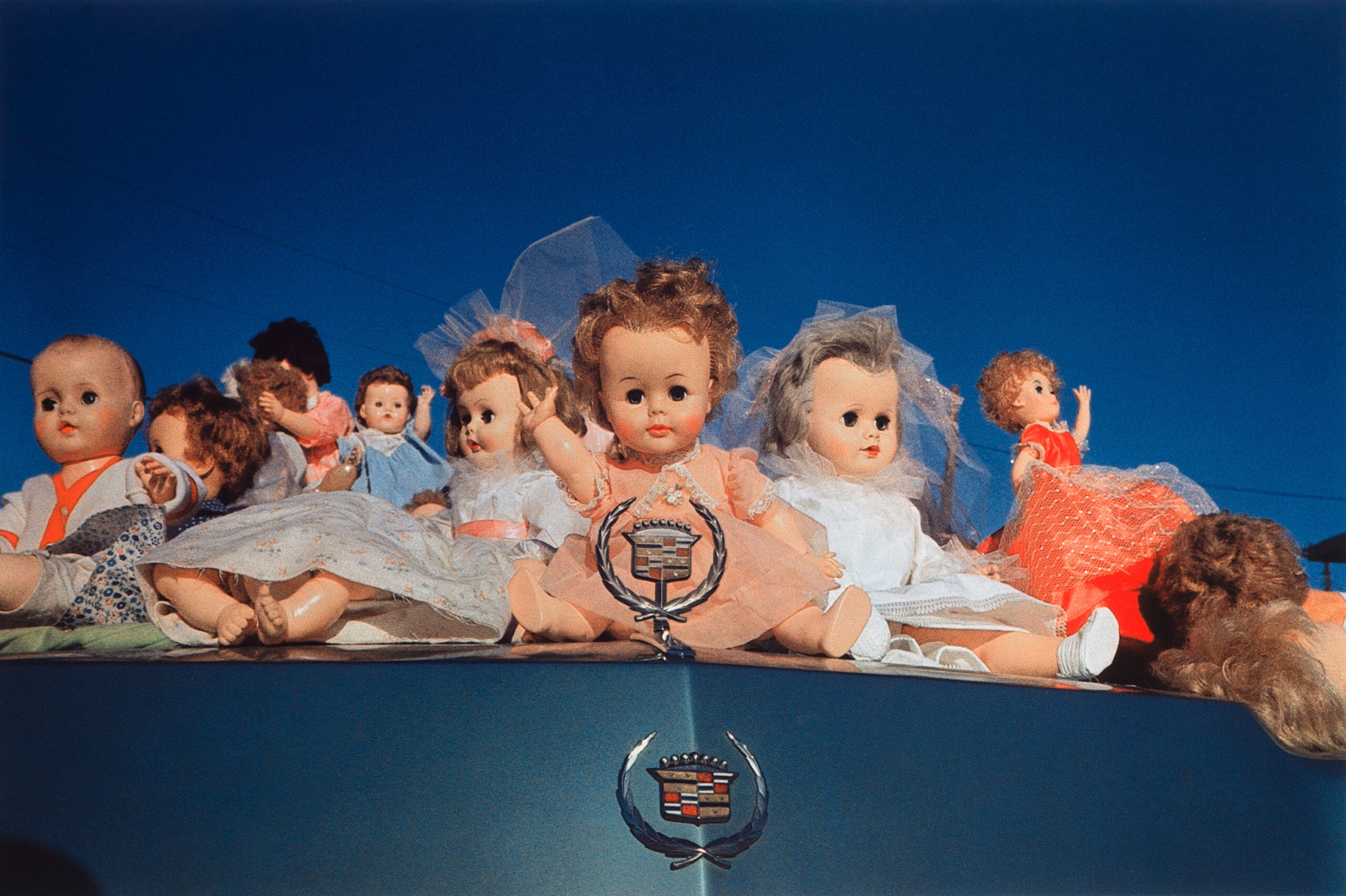Untitled (Baby Doll Cadillac, Memphis, Tennessee), 1973, from 10.D.70.V2 Portfolio. Dye transfer print, 1996, 11 7/8 x 17 ¾ inches.