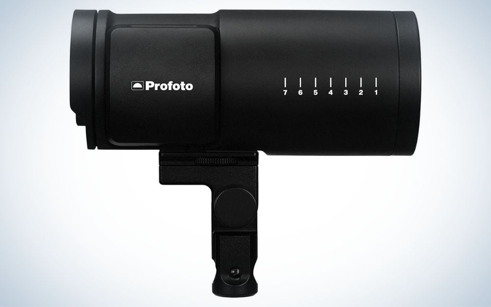 Profoto B10 Plus is the best portable strobe light.