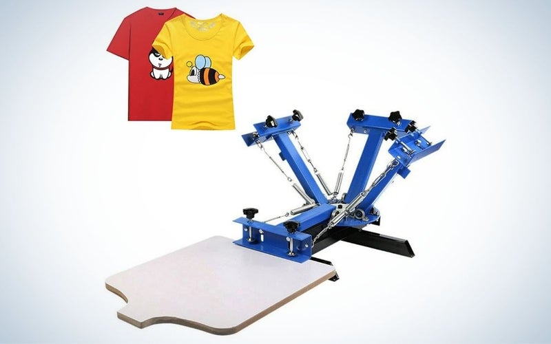 VEVOR Screen Printing Machine is the best t-shirt printer for screen printing.