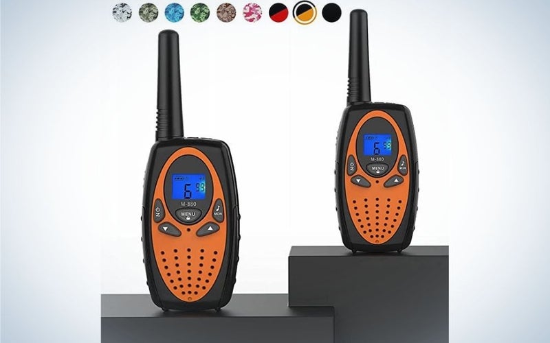 Topsung M880 FRS are the best walkie talkies.