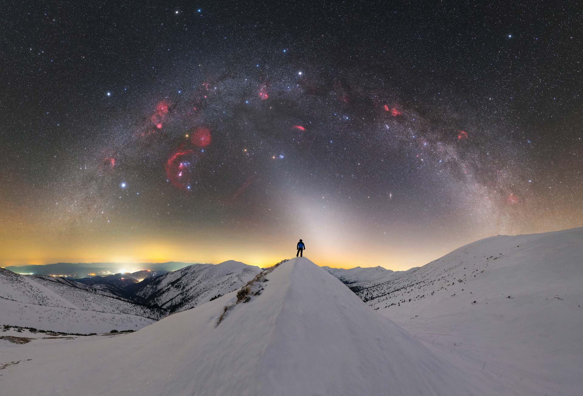 milky way Low Tatras, Slovakia