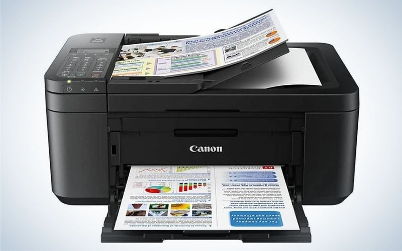 Canon PIXMA TR4520 is the best budget all in one printer.