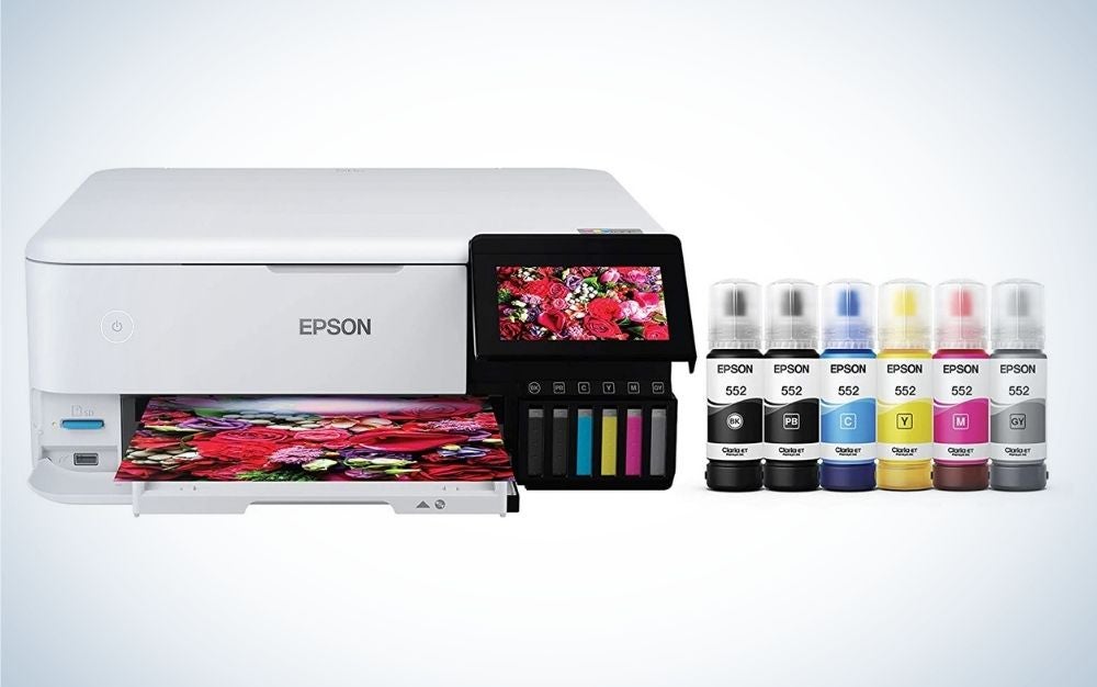 Epson EcoTank Photo ET-8500 is the best all in one printer for photos.