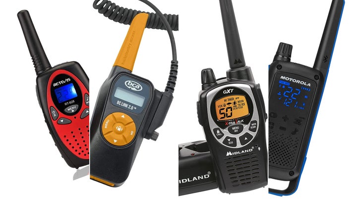 The best walkie talkies composited