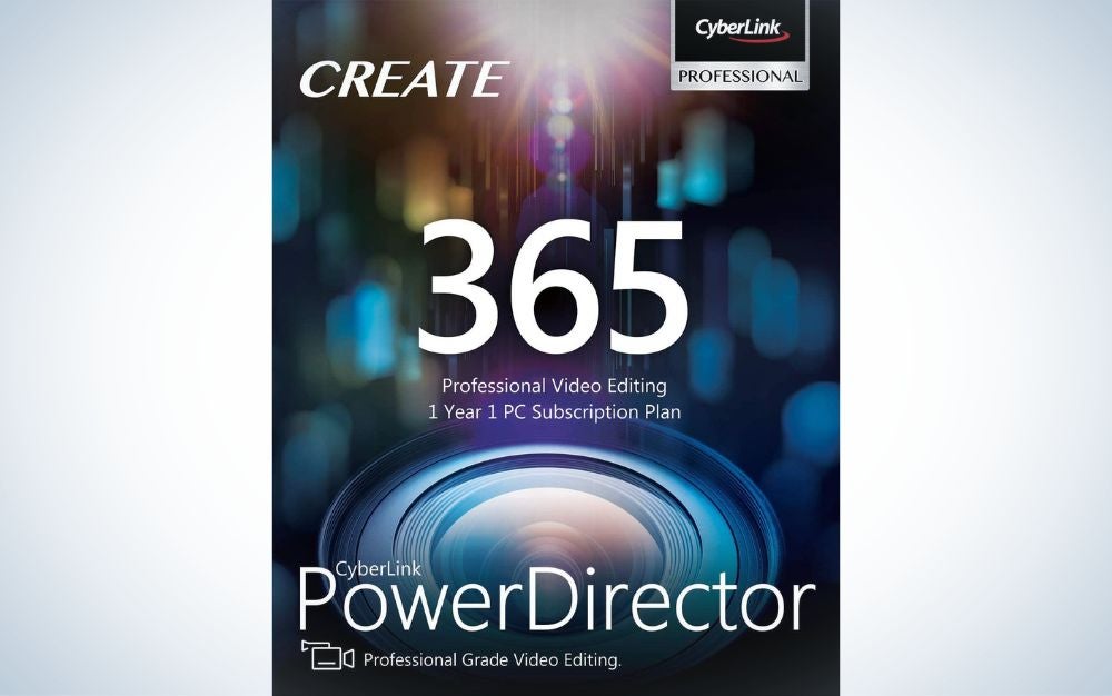 Cyberlink PowerDirector 360 is the best budget video editing software for YouTube.