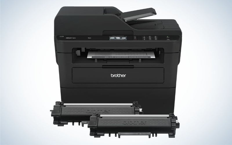 Brother MFCL2750DWXL is the best black and white printer for small businesses.