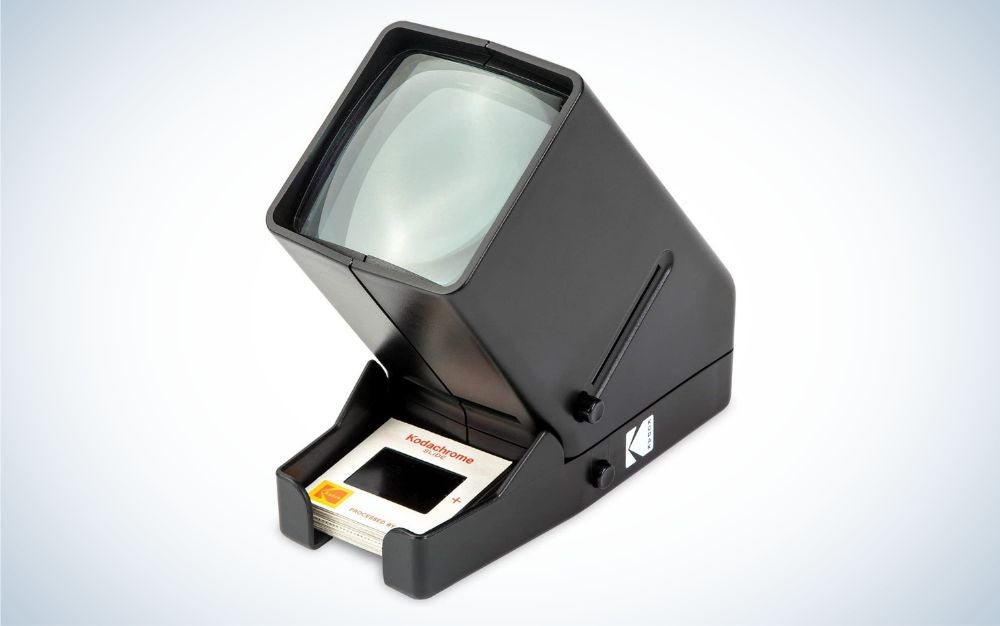 KODAK 35mm Slide and Film Viewer is the best slide viewer for the budget.