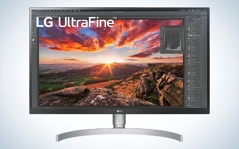 LG 27UN850-W is the best 4K monitor for eye strain.