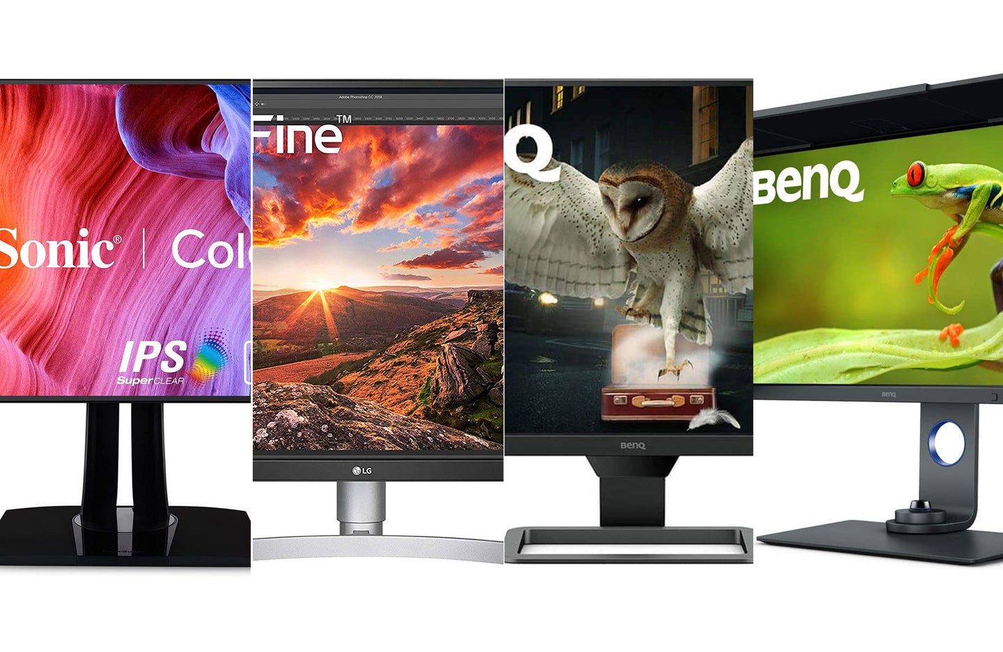The best monitors for eye strain composited