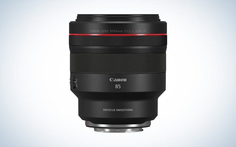 Canon RF 85mm f/1.2 L USM telephoto lens for portraits