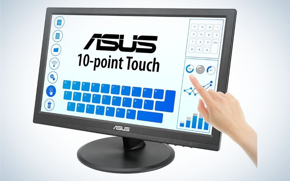 ASUS VT168HR is the best budget touch screen monitor.