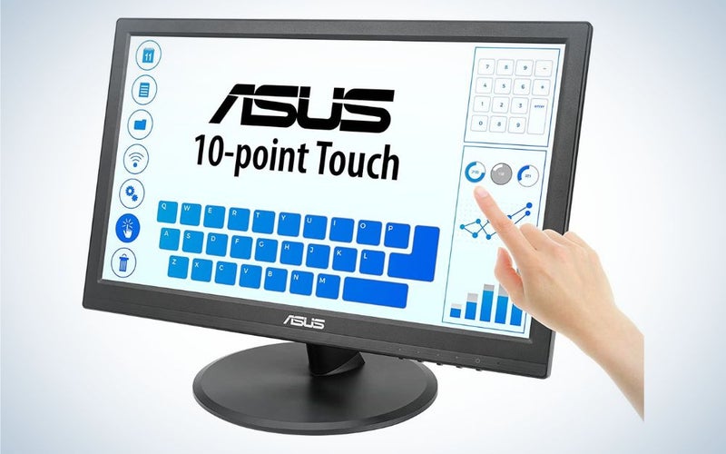 ASUS VT168HR is the best budget touch screen monitor.