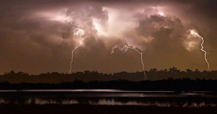 lighting storm