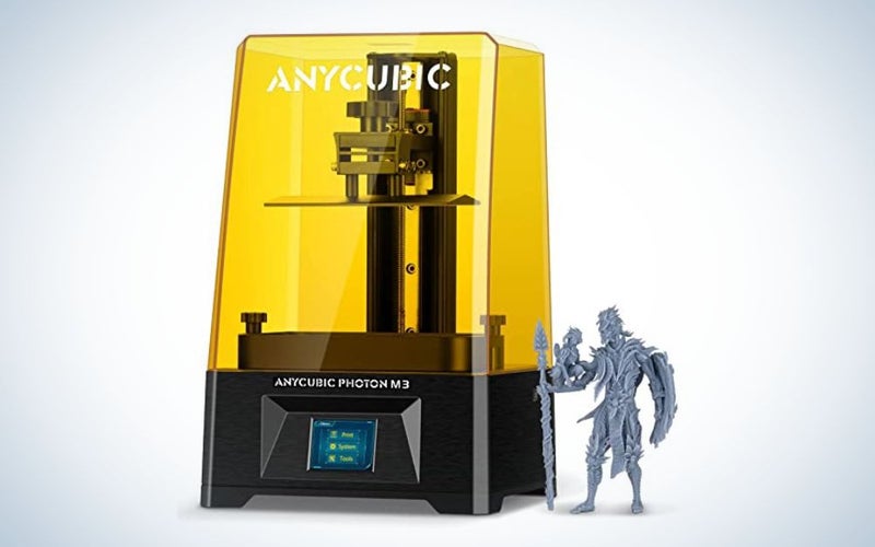 The ANYCUBIC Photon M3 is the best 3d printer under 500 for resin.