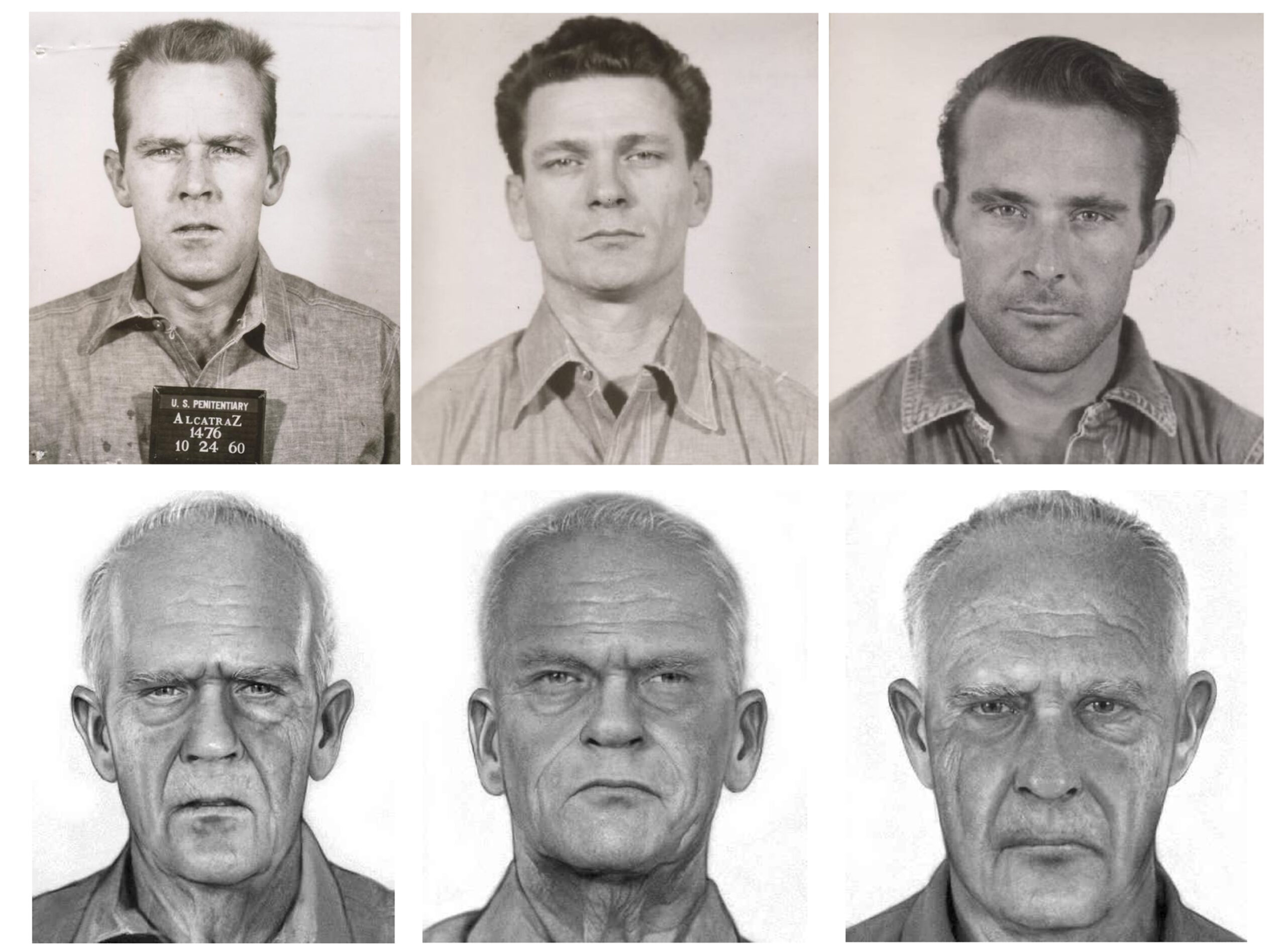 Inmates Who Escaped Alcatraz 60 Years Ago Pictured in New Images