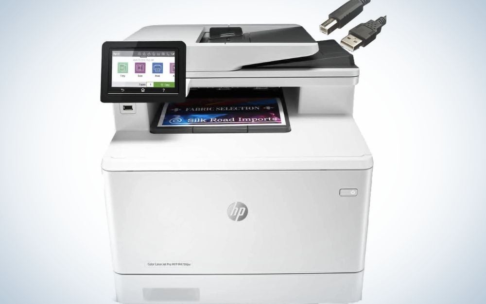HP Color Laserjet Pro Multifunction M479fdw is the best HP printer for small business.
