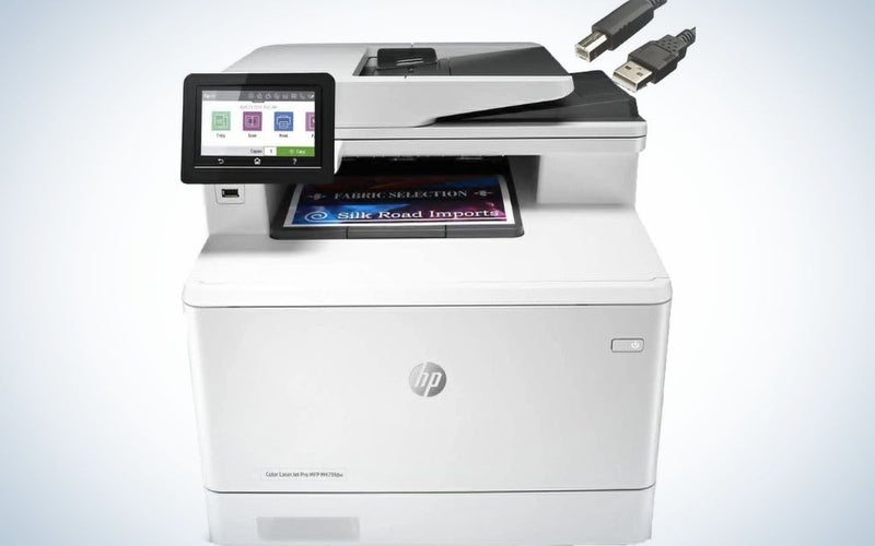 HP Color Laserjet Pro Multifunction M479fdw is the best HP printer for small business.