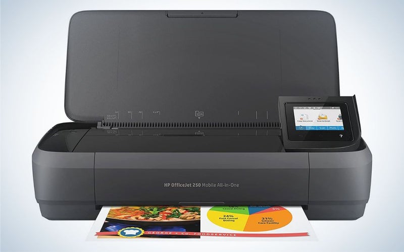 HP Officejet 250 (CZ992A) is the best portable HP printer.