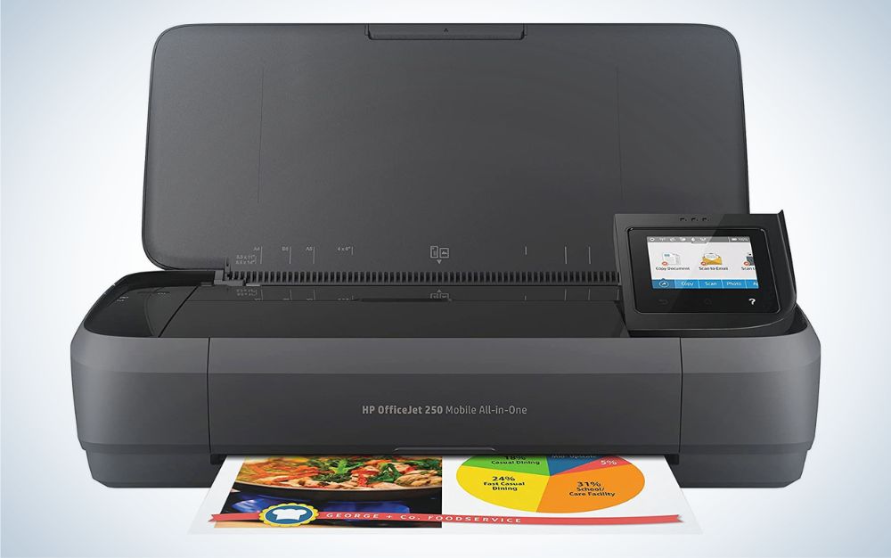 HP Officejet 250 (CZ992A) is the best portable HP printer.