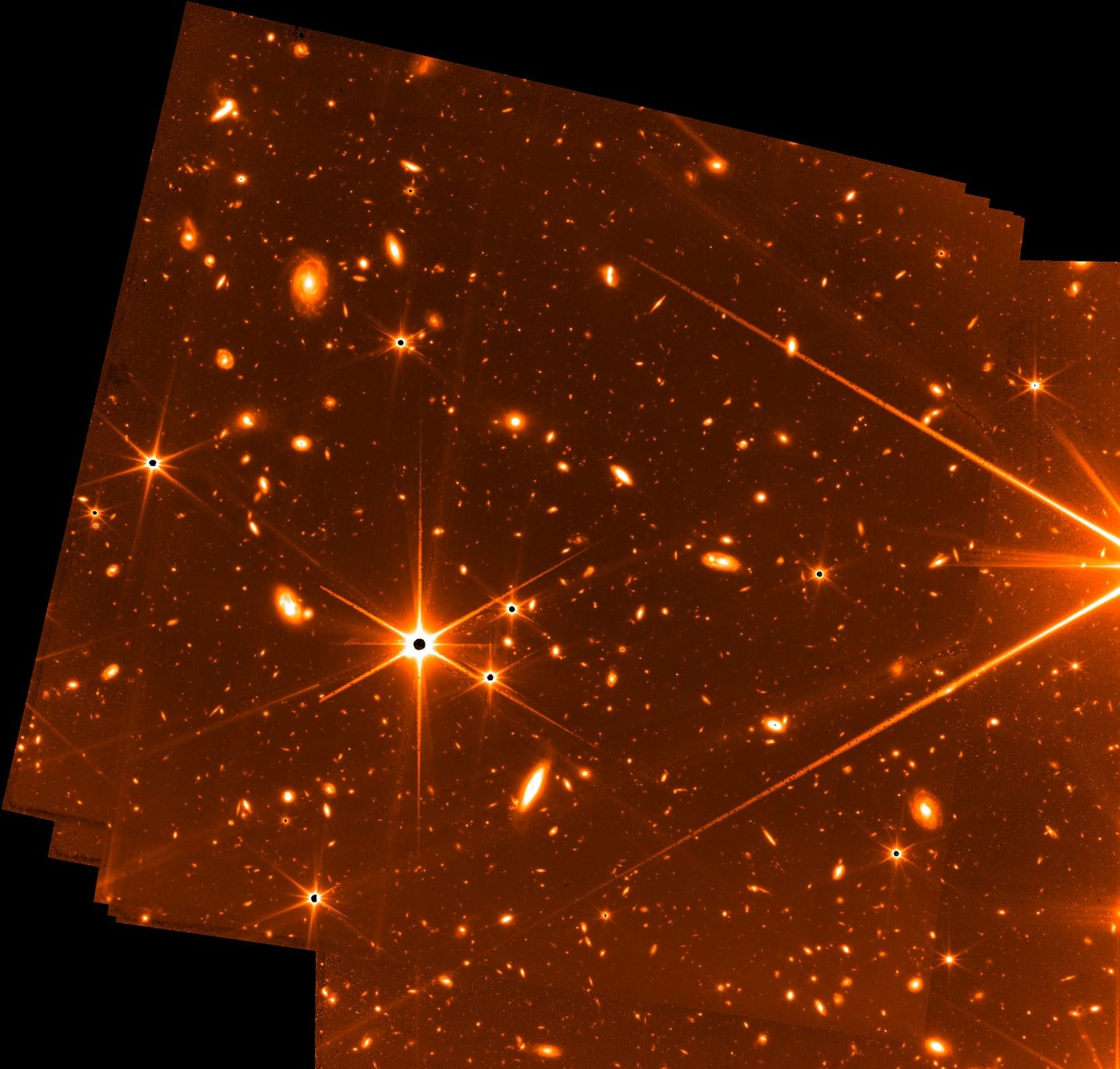 Test image from James Webb Space Telescope.