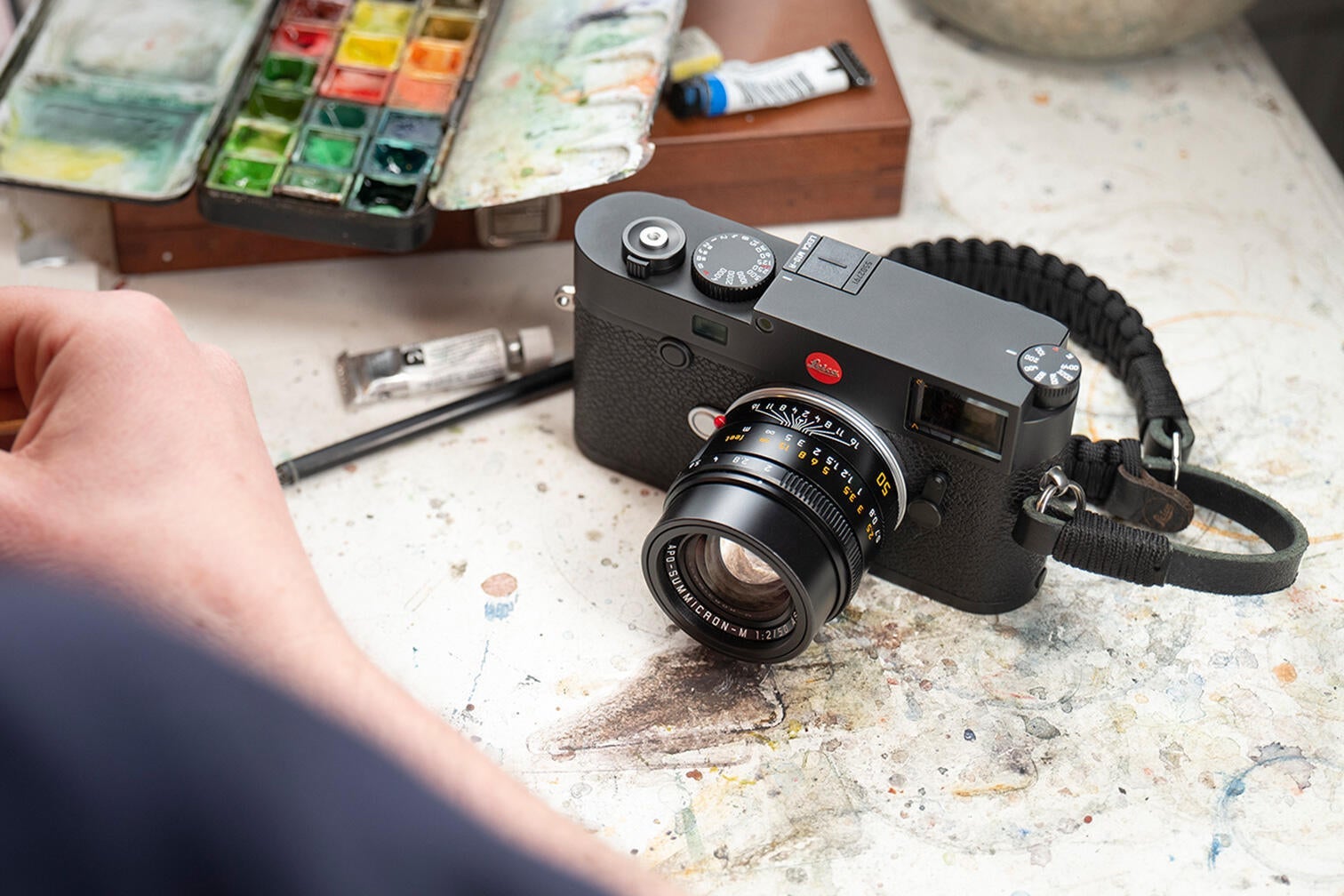 A Leica camera