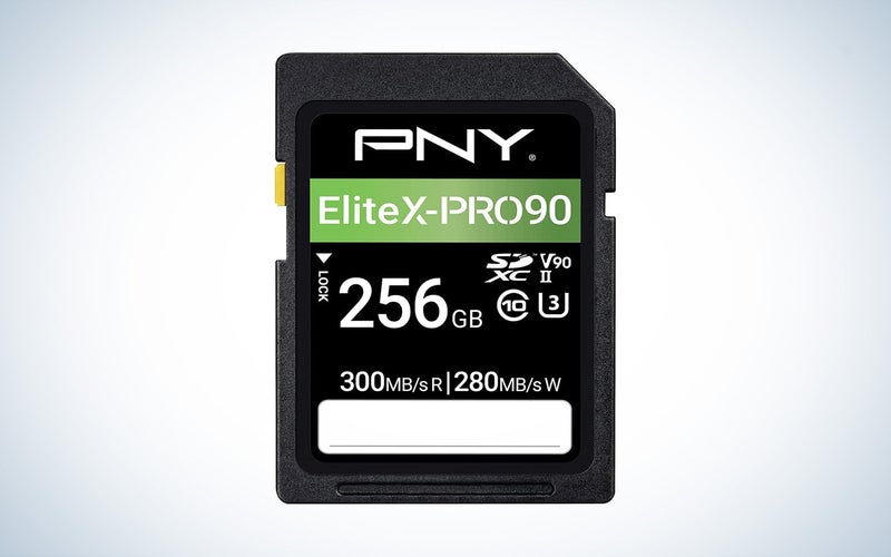 Save on this PNY 256GB SDXC memory card.