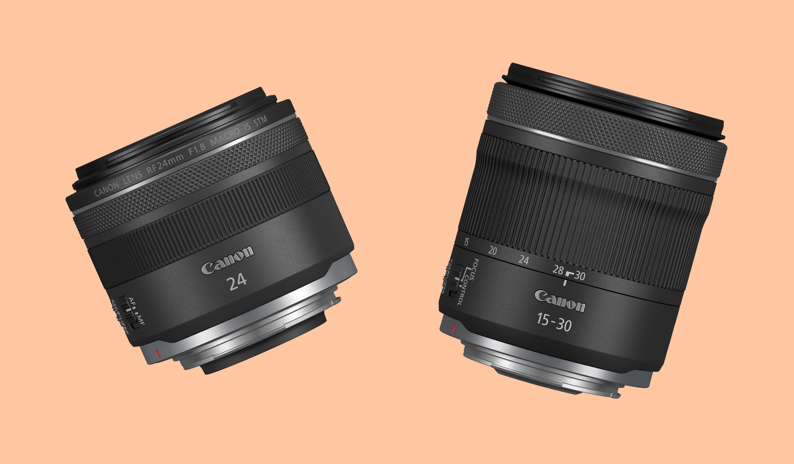 stropdas interieur zakdoek Canon has two new, affordable RF primes | Popular Photography