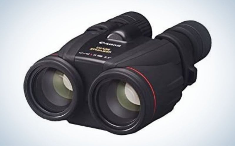 Canon 10x42 L Image Stabilization Waterproof Binoculars are the best overall.