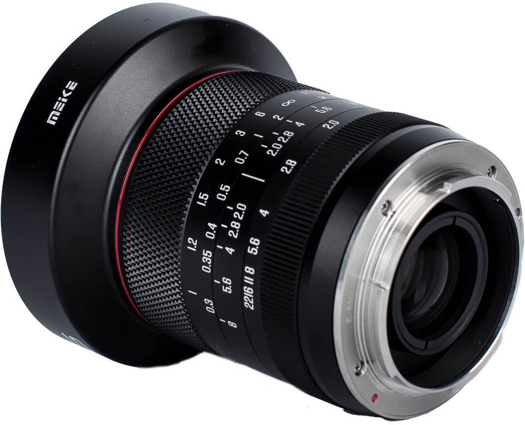 The new Meike 10mm f/2 manual prime for APS-C mirrorless