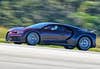 A panned photo of a sports car